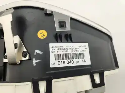 Peça sobressalente para automóvel em segunda mão quadrante por peugeot 208 access referências oem iam 9801904080  