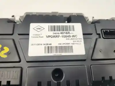 Автозапчастина б/у панель інструментів для renault captur dynamique посилання на oem iam 248104016r  