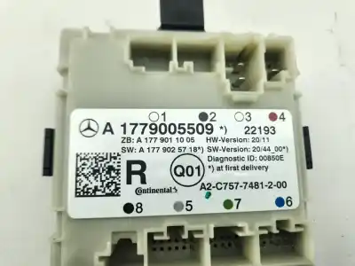 Peça sobressalente para automóvel em segunda mão módulo eletrônico por mercedes-benz cla (bm 118 ) coupe 200 d 4matic 150 cv / 110 kw referências oem iam a1779005509