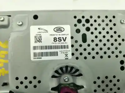 Second-hand car spare part multifunction display for jaguar f-pace prestige awd 250 cv / 184 kw oem iam references fk7219c299ac  