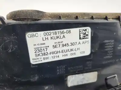 Pezzo di ricambio per auto di seconda mano luce di coda interna sinistra per skoda octavia combi (nx5) ambition plus 149 cv / 110 kw riferimenti oem iam 5e7945307a