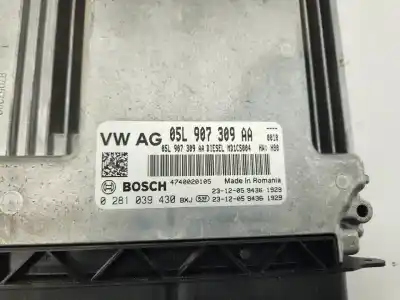 Pezzo di ricambio per auto di seconda mano centralina motore per skoda octavia combi (nx5) ambition plus 149 cv / 110 kw riferimenti oem iam 05l907309aa