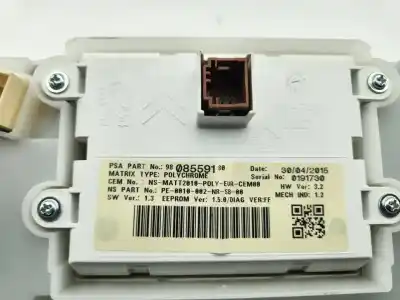 Peça sobressalente para automóvel em segunda mão quadrante por peugeot 208 allure referências oem iam 9808559180  