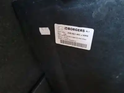 Peça sobressalente para automóvel em segunda mão estofamento da mala por skoda superb combi (3v5) active referências oem iam 3v9863463j  