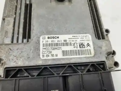 Second-hand car spare part ecu engine control for peugeot 208 allure oem iam references 9809478580  
