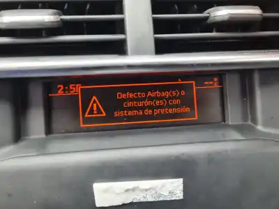 Second-hand car spare part multifunction display for citroen c4 lim. collection oem iam references 9800717380  