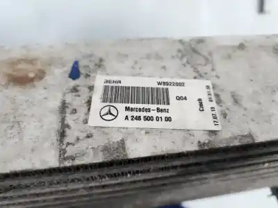 Second-hand car spare part intercooler for mercedes-benz clase b (w246) b 180 cdi be (246.200) 109 cv / 80 kw oem iam references a2465000100