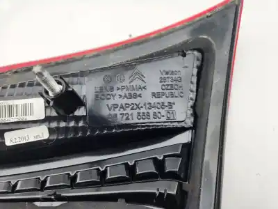 Second-hand car spare part interior left tailgate light for citroen c4 lim. collection oem iam references 9672155880  