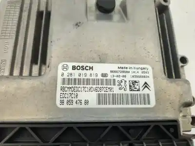 Second-hand car spare part ecu engine control for citroen c4 lim. collection oem iam references 9805947680  