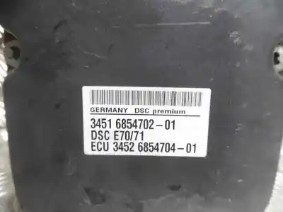 Peça sobressalente para automóvel em segunda mão boitier de commande de abs por bmw x6 (e71) xdrive40d referências oem iam 0265250396  