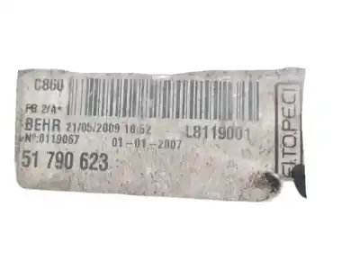 Peça sobressalente para automóvel em segunda mão intercooler por peugeot bipper tepee basis referências oem iam 51790623  