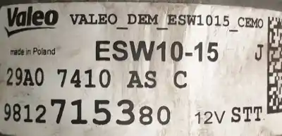Peça sobressalente para automóvel em segunda mão motor de arranque por citroen c3 puretch 68 live 1.0 50kw referências oem iam 9812715380
