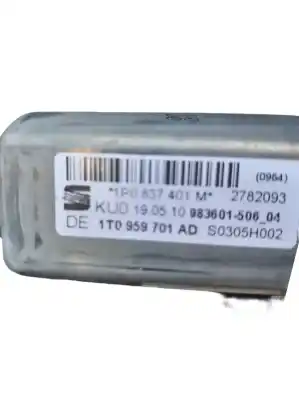 Second-hand car spare part driver left window regulator for seat leon (1p1) reference oem iam references 1p0837401m  