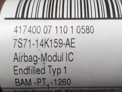 Peça sobressalente para automóvel em segunda mão airbag de cortina dianteiro direito por ford mondeo berlina (ca2) ghia x referências oem iam 7s7114k159ae