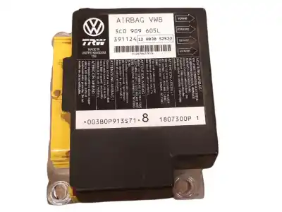 Peça sobressalente para automóvel em segunda mão centralina de airbag por seat leon (1p1) reference referências oem iam 3c0909605