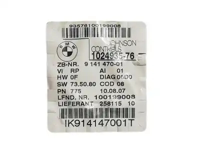 Pezzo di ricambio per auto di seconda mano pannello degli strumenti per bmw serie 1 berlina (e81/e87) 116i riferimenti oem iam 914147001