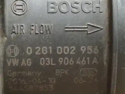Second-hand car spare part FLOWMETER for VOLKSWAGEN CADDY FURGÓN/KOMBI  OEM IAM references 0281002956  
