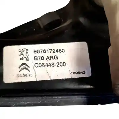 Peça sobressalente para automóvel em segunda mão elevador de vidros traseiro esquerdo por citroen c4 picasso seduction referências oem iam 9676172480