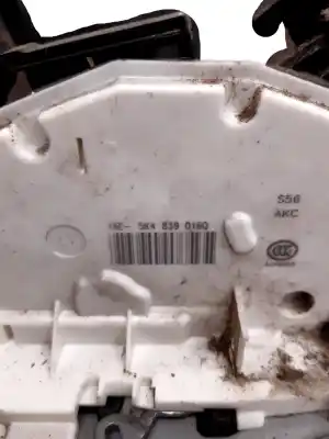 Second-hand car spare part rear right door lock for seat leon (5f1) reference ecomotive oem iam references 5k4839016q