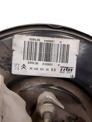 Second-hand car spare part brake servo for citroen c-elysée seduction oem iam references 9805058180  
