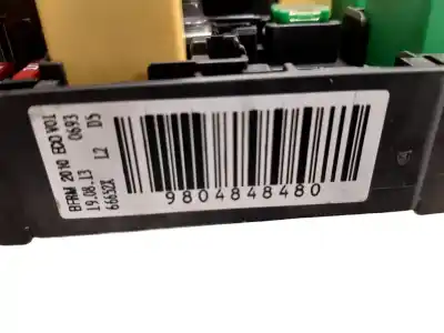 Second-hand car spare part fuse box unit for citroen c-elysée seduction oem iam references 9804848480