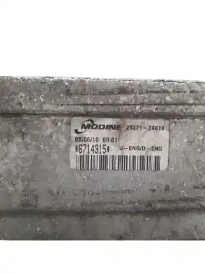 Second-hand car spare part intercooler for kia cee'd sw (ed) 1.6 crdi 115 oem iam references 282712a610  