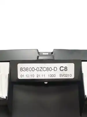 Tweedehands auto-onderdeel instrumentenpaneel voor toyota auris luna+ oem iam-referenties 838000zc80d