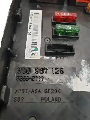 Peça sobressalente para automóvel em segunda mão caixa de fusíveis e relés por volkswagen passat b6 (3c2) 2.0 tdi 16v referências oem iam 3c0937125