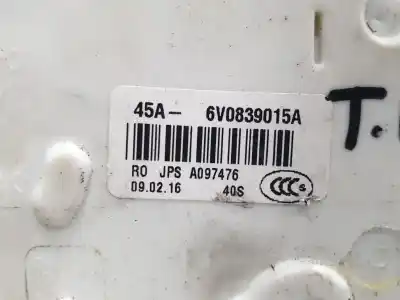 Автозапчасти б/у замок задней левой двери за skoda superb iii (3v3) 2.0 tdi ссылки oem iam 6v0839015a  