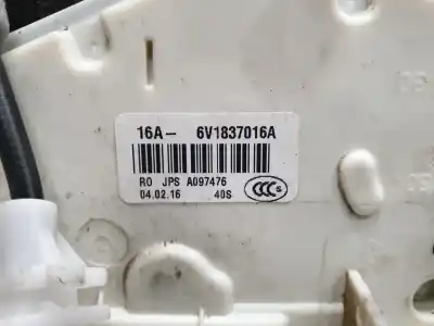 Автозапчасти б/у замок передней правой двери за skoda superb iii (3v3) 2.0 tdi ссылки oem iam 6v1837016a  