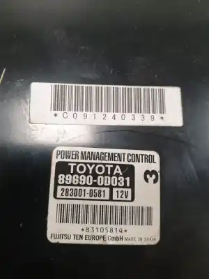 Second-hand car spare part electronic module for toyota yaris active oem iam references 896900d031  