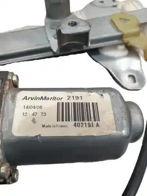 Second-hand car spare part rear left window regulator for nissan qashqai (j10) acenta oem iam references 402191a