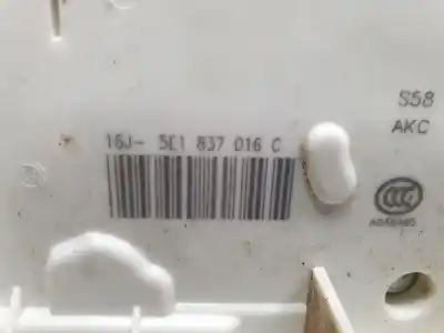 İkinci el araba yedek parçası SAG ÖN KAPI KILIDI için SKODA OCTAVIA COMBI (5E5)  OEM IAM referansları 5E1837016C  