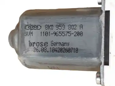 Second-hand car spare part passenger side right window regulator for audi a4 b8 (8k2) 2.0 tdi oem iam references 8k0837462  
