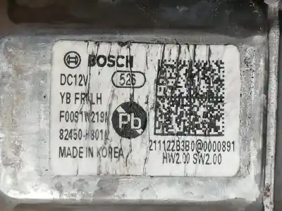 Second-hand car spare part driver left window regulator for kia stonic (ybcuv) vision 84 cv / 62 kw oem iam references 82450h8011