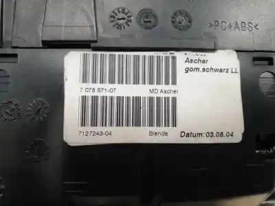 İkinci el araba yedek parçası kül tablasi için bmw serie 1 berlina (e81/e87) 120d oem iam referansları 707857107