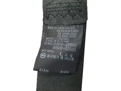 Peça sobressalente para automóvel em segunda mão cinto de segurança traseiro esquerdo por hyundai i40 style referências oem iam 898103z000ry