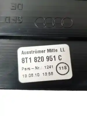 Автозапчасти б/у аэрационная решетка за audi a4 b8 (8k2) 2.0 tdi ссылки oem iam 8t1820951c  