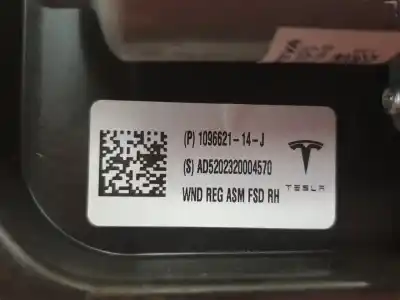 Автозапчастина б/у регулятор переднього правого скла для tesla model 3 model 3 посилання на oem iam 10966214j  