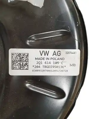 Автозапчасти б/у тормозной серво за volkswagen polo (6c1) chz ссылки oem iam 2q1614105c  