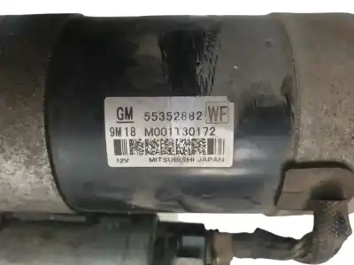 Second-hand car spare part starter motor for opel astra j lim. sportive oem iam references 55352882wf