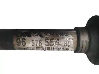 Peça sobressalente para automóvel em segunda mão TRANSMISSÃO DIANTEIRA ESQUERDA por CITROEN C4 GRAND PICASSO I (UA_)  Referências OEM IAM 9657555480  