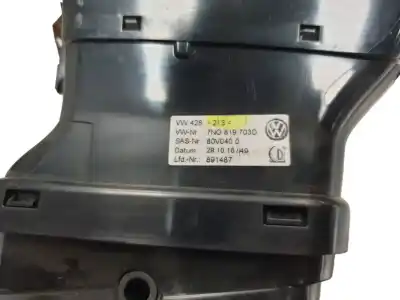 Tweedehands auto-onderdeel beluchting grille voor volkswagen sharan (7n1, 7n2) 2.0 tdi oem iam-referenties 7n0819703d