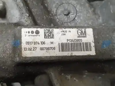 Peça sobressalente para automóvel em segunda mão caixa de direção por opel ampera excellence referências oem iam 7817974106  