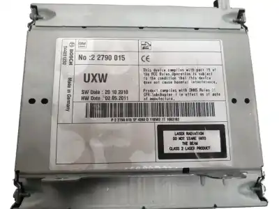 Peça sobressalente para automóvel em segunda mão sistema de áudio / rádio cd por opel insignia a sedán (g09) 2.0 cdti (69) referências oem iam 22790015  