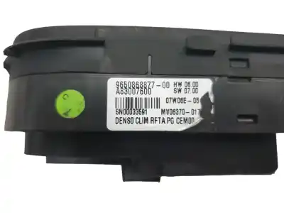 Peça sobressalente para automóvel em segunda mão COMANDO DE SOFAGEM (CHAUFFAGE / AR CONDICIONADO) por CITROEN C4 GRAND PICASSO I (UA_)  Referências OEM IAM 9650868877  