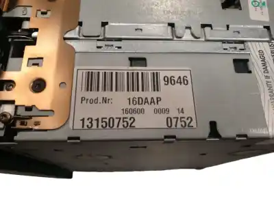Second-hand car spare part audio system / radio cd for opel signum fastback (z03) 3.0 v6 cdti (f48) oem iam references 13150752  