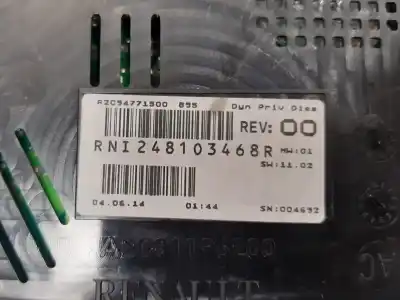 Piesă de schimb auto la mâna a doua CEAS BORD pentru RENAULT MEGANE III COUPE  Referințe OEM IAM 248103468R  