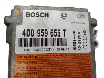 Автозапчасти б/у блок управления подушками безопасности за audi s8 (d2) 4.2 ссылки oem iam 4d0959655t  