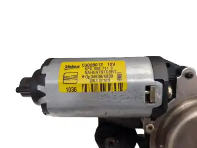 Peça sobressalente para automóvel em segunda mão motor do limpador traseiro por seat leon (1p1) reference referências oem iam 5p0955711b  